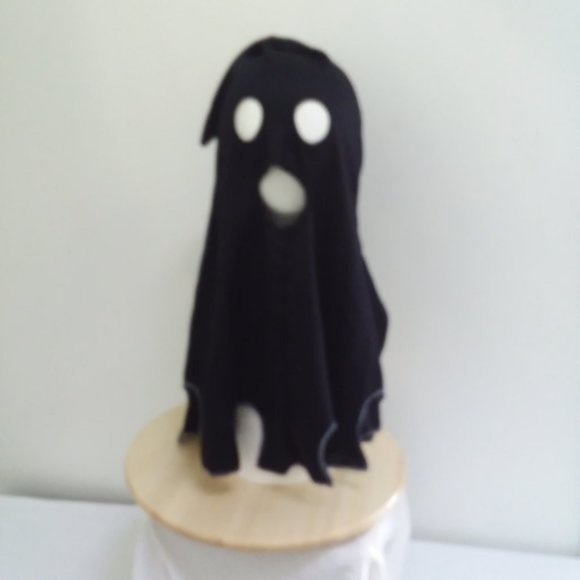 Mens Executioner COSTUME Adult XL Black Robe Hood Set Comic Con Medieval New - Picture 7 of 15